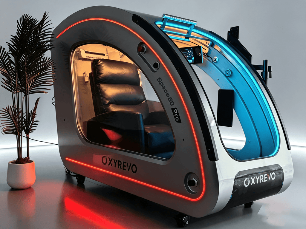 OxyRevo Space60 Pro Standard 2.0 ATA Hard Shell Sitting Hyperbaric Oxygen Chamber