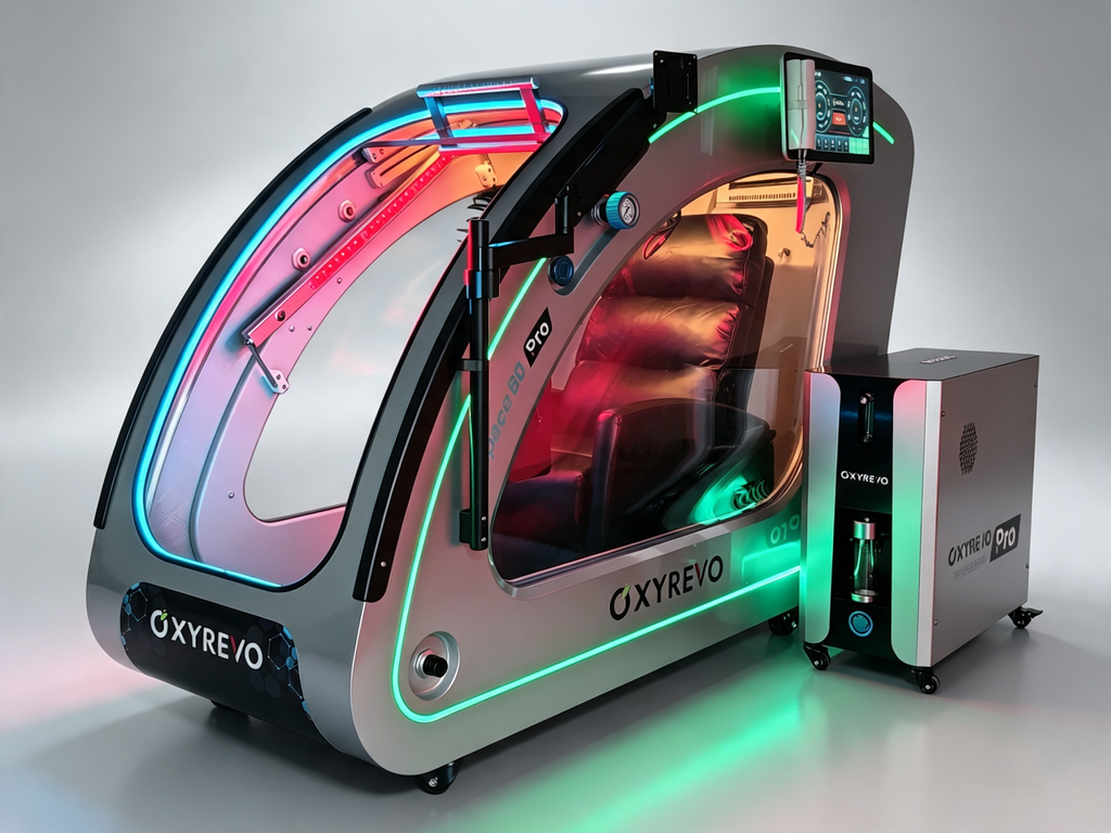 OxyRevo Space60 Pro Standard 2.0 ATA Hard Shell Sitting Hyperbaric Oxygen Chamber