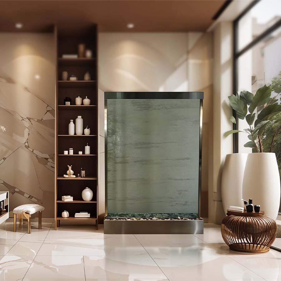 Adagio Mega Grandeur Floor Water Fountain (Rear Mount) - 120"Hx84"Wx14"D
