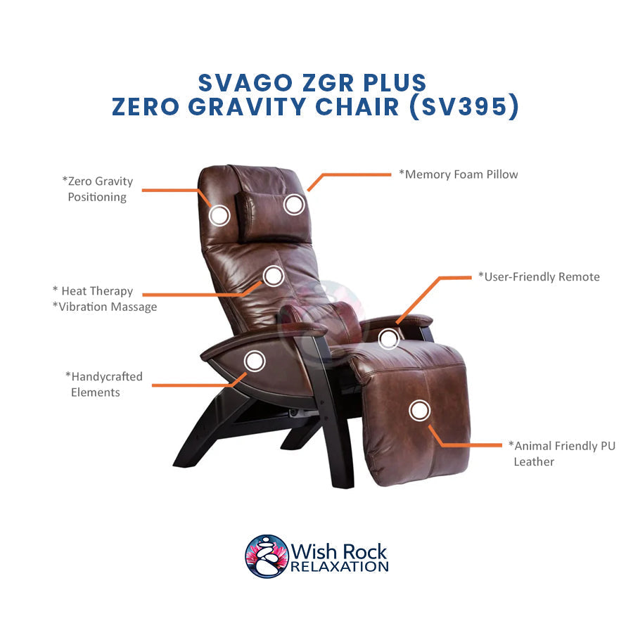 Svago ZGR Plus Zero Gravity Chair (SV395)