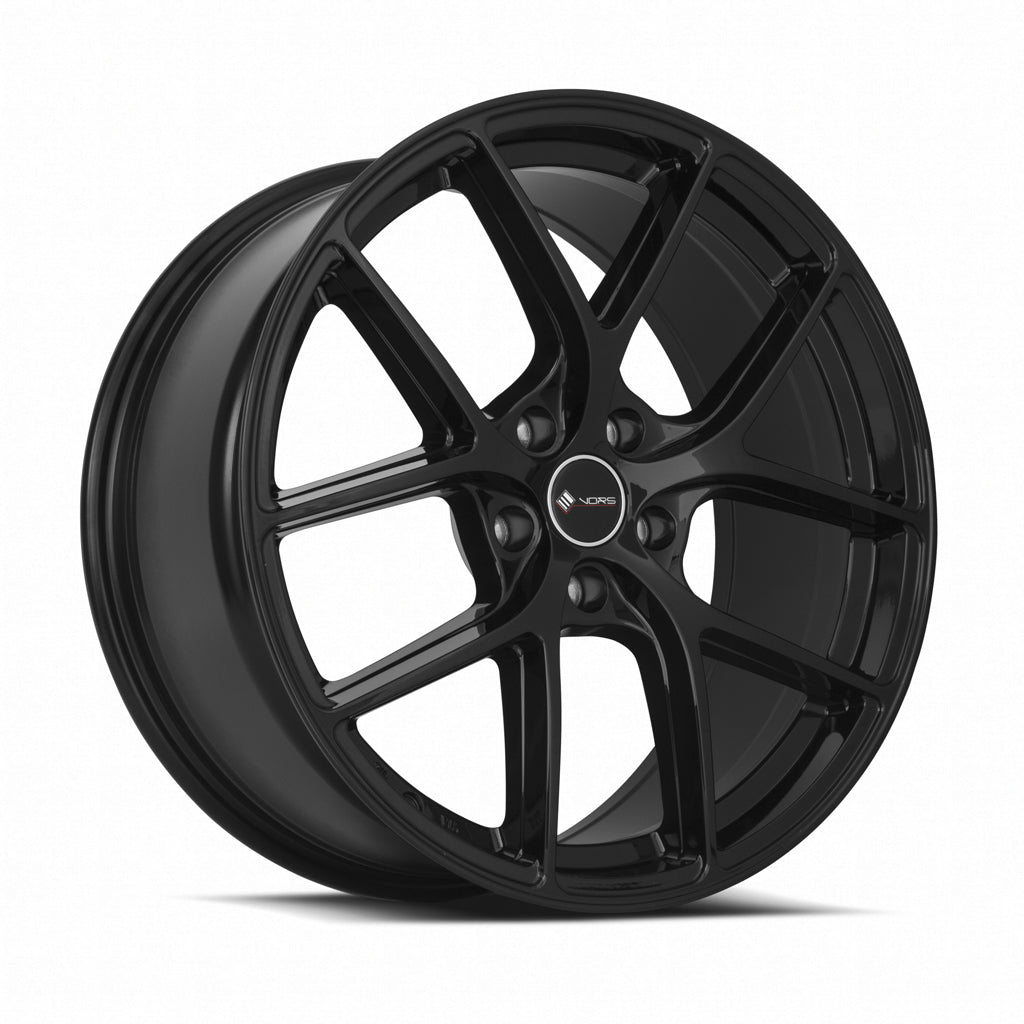 VORS TR88 19" 5x115 Gloss Black (19x8.5 et35 / 5x115 / cb73.1)