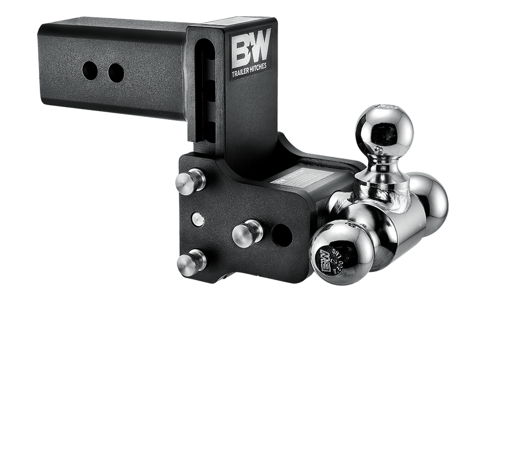 B&W TOW & STOW™ - RECEIVER HITCH 2.5" Receiver and 5" Drop (TS20037B - 2” x 2 5/16”)