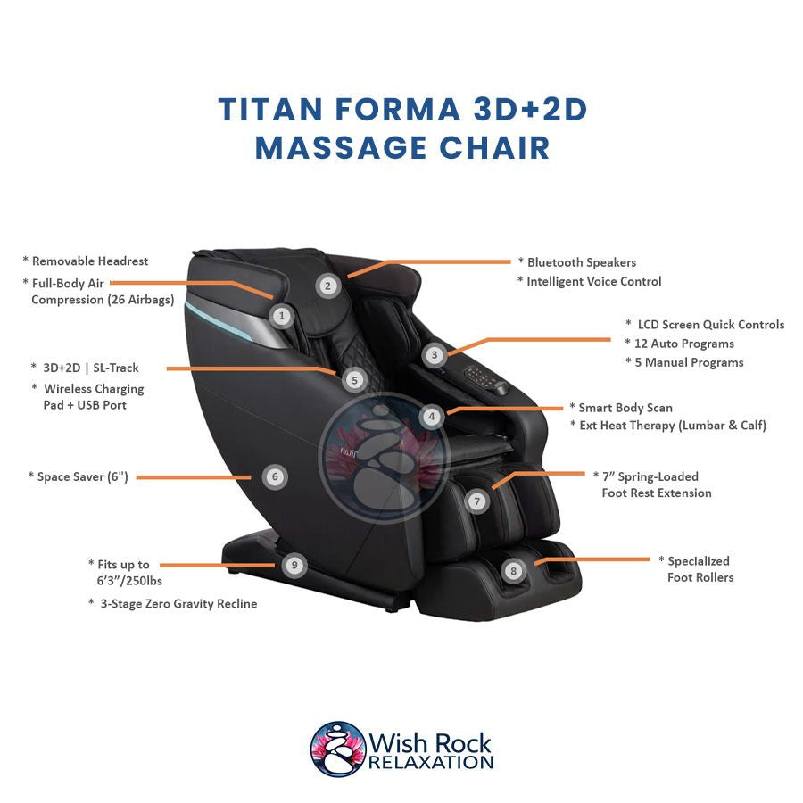 Titan Forma 3D + 2D Massage Chair