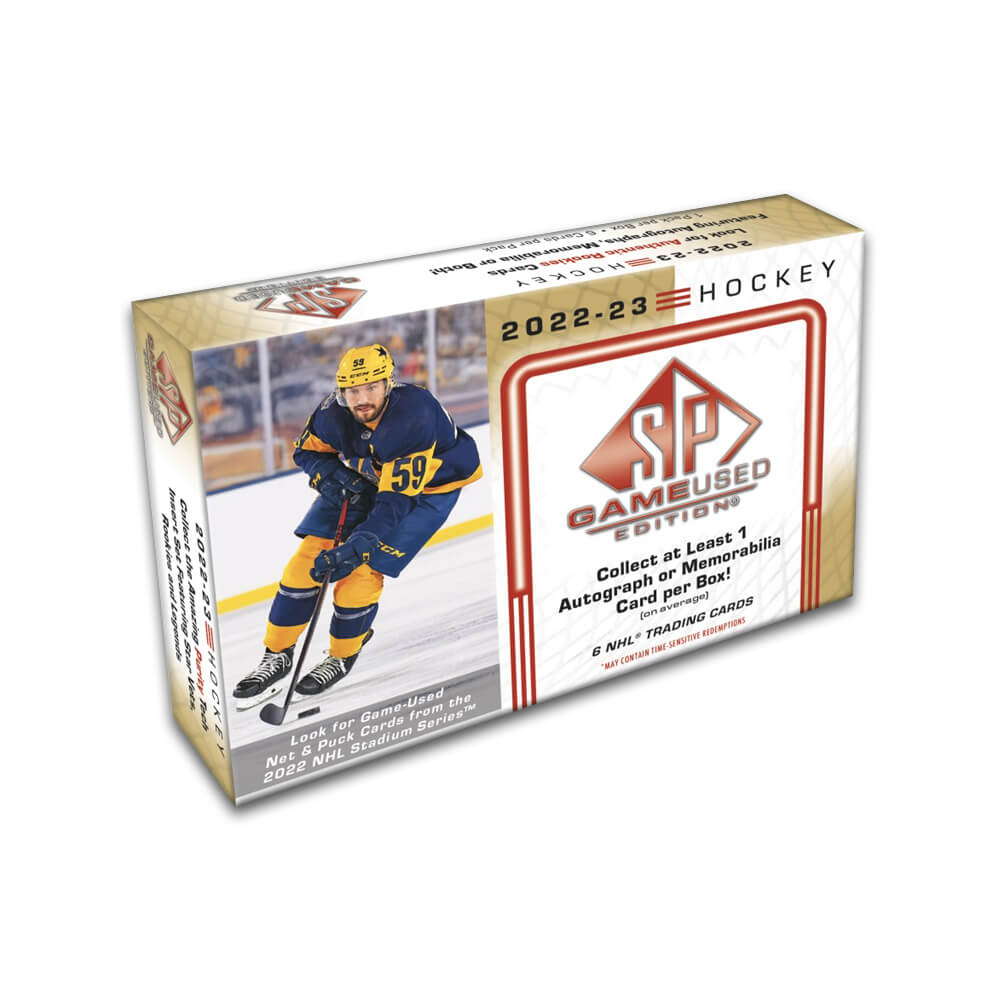 2022-23 Upper Deck SP Game Used Hockey Hobby Box (Boîte de 1 paquet)