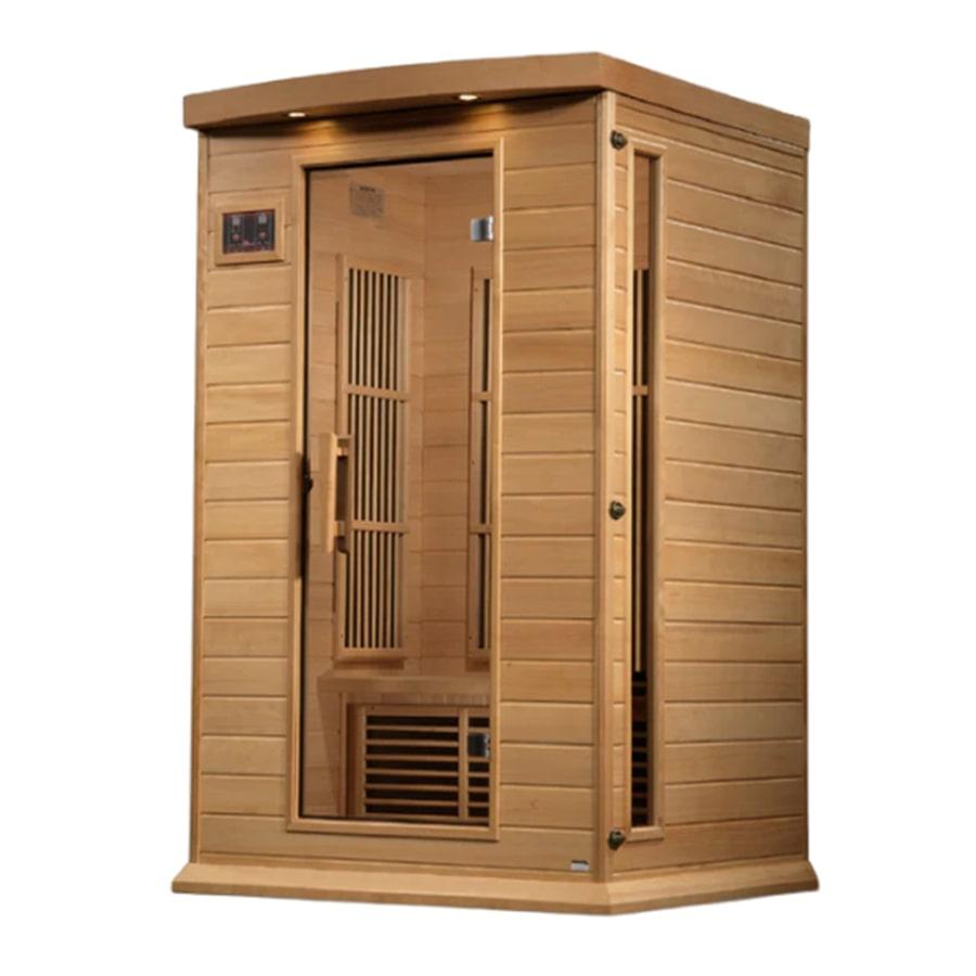 Maxxus 2 Person Low EMF FAR Infrared Sauna - Canadian Hemlock
