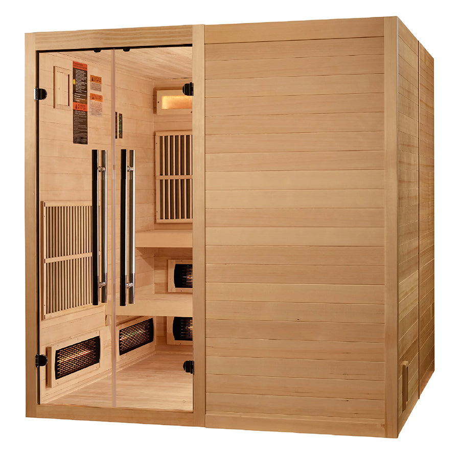 Golden Designs Toledo 6 Person Full Spectrum Hybrid Sauna