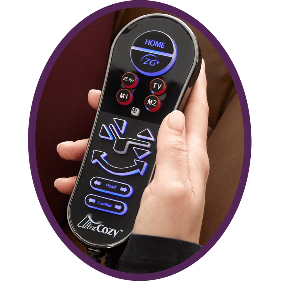 UltraCozy UC677 Series by UltraComfort™ 5-Zone Power Recliner