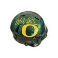 Marcus Mariota Autographed "Heisman 14" Green Oregon Replica Football Helmet