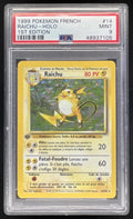 1999 Pokemon Shadowless Set #14/102 Raichu Holo PSA 9