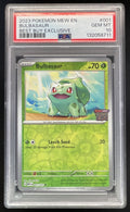 2023 Pokemon SV 151 Promos #001/165 Bulbasaur Reverse Holo PSA 10