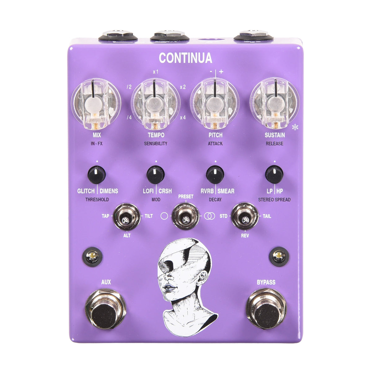 AC Noises Continua Stereo Dynamic Sampler and Multi-Effect Pedal