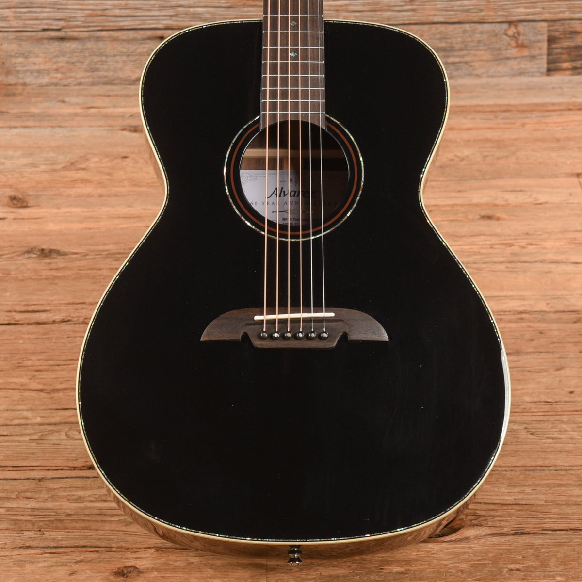 Alvarez MF70 Diamond Masterworks OM Black 2025