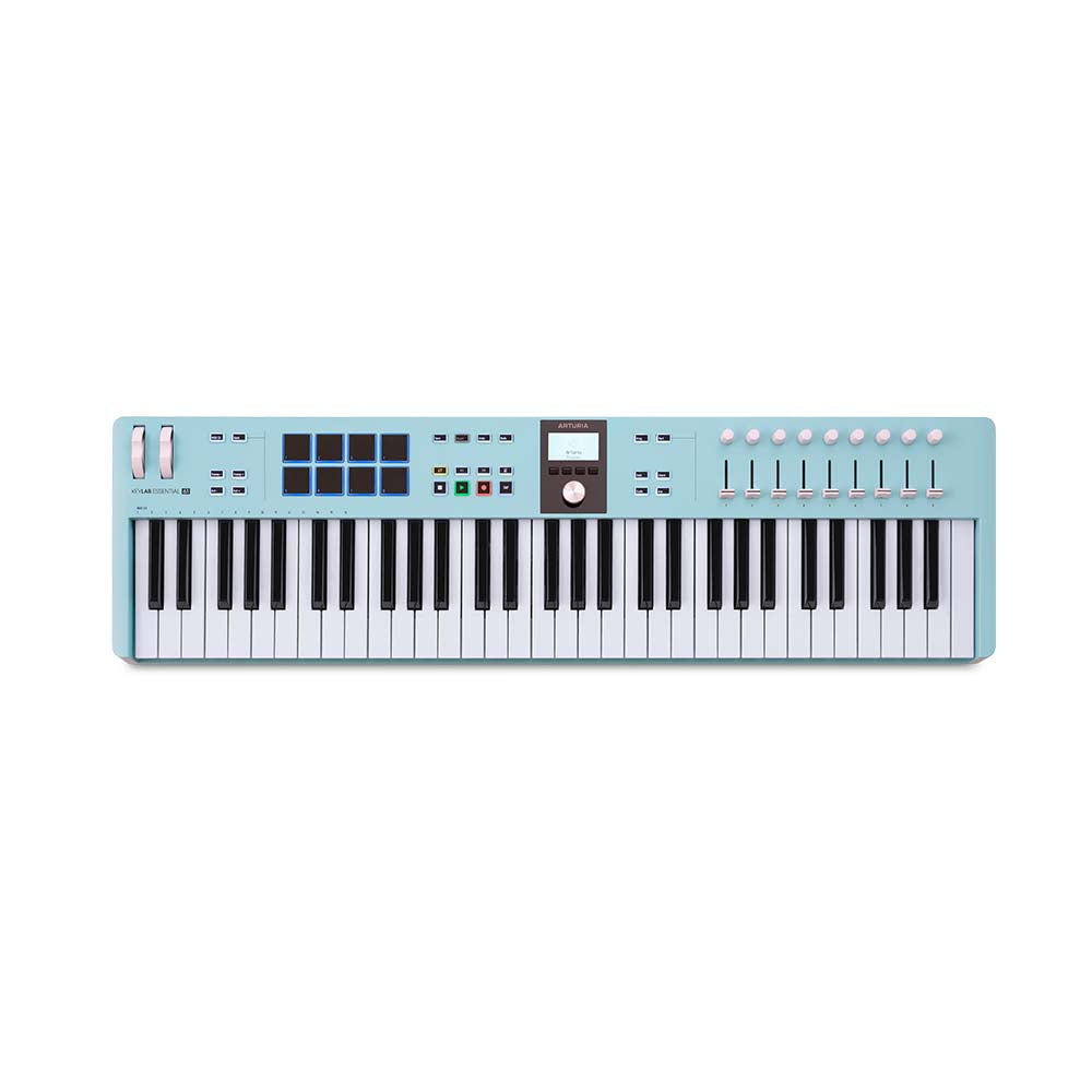 Arturia KeyLab Essential 61 MK3 MIDI Keyboard Controller Aquamarine