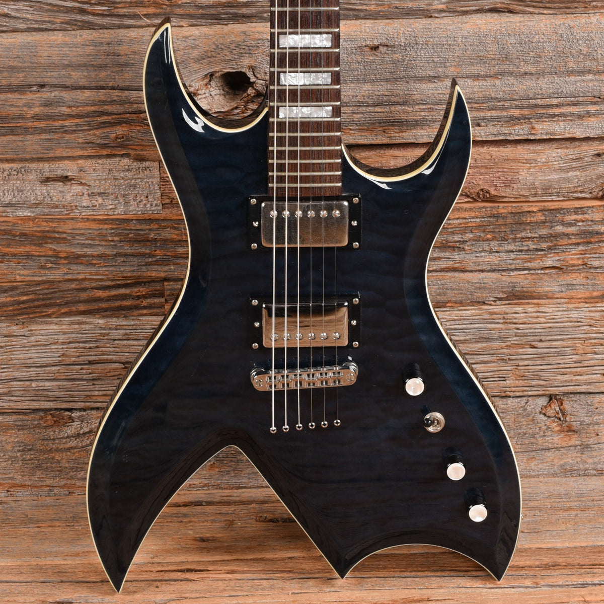 B.C. Rich Bich Masterpiece Trans Blue Quilt Top 2006