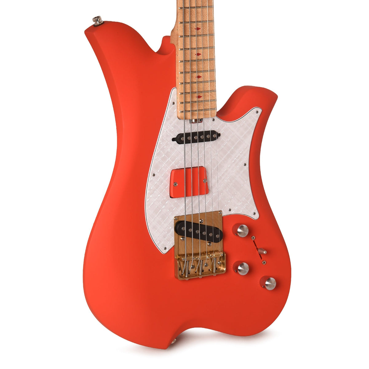 Bacci Leonardo Officina Baritone Tuscan Red w/Figured Maple Neck