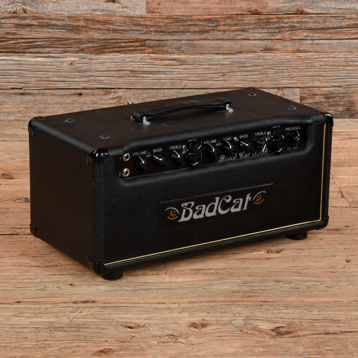 Bad Cat Black Cat 30R Hand Wired Legacy Series 30-Watt Guitar Amp Head with Reverb