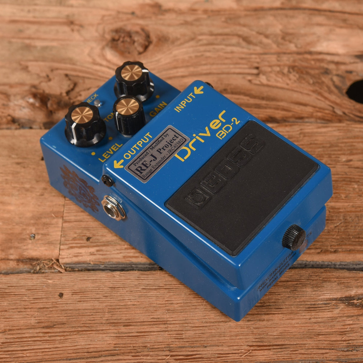 Boss BD-2 Blues Driver with Analogman RE-J Mod