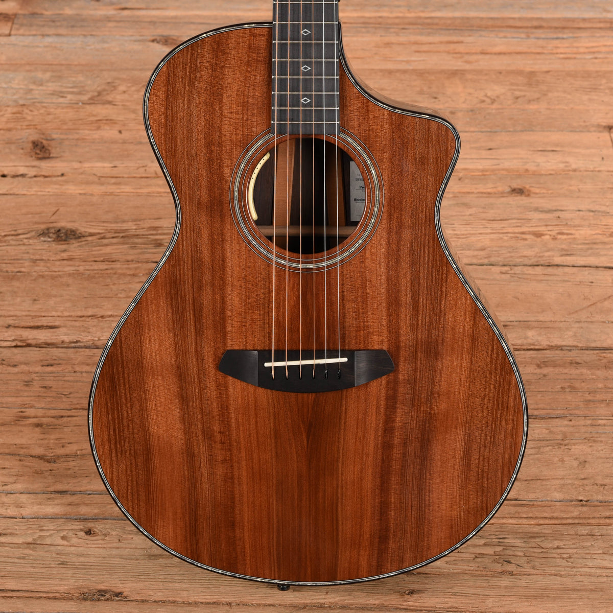 Breedlove Premier Concert Thinline Sunburst 2025