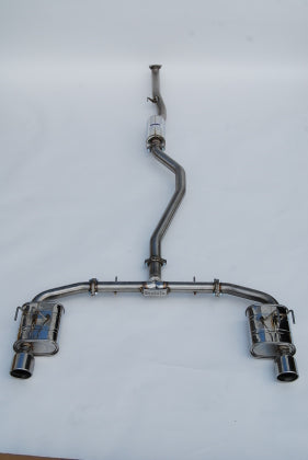 Invidia Q300 Catback Exhaust w/ Dual Tips for 2022+ Honda Civic Si / 2023+ Acura Integra 1.5T [FE1/DE4]