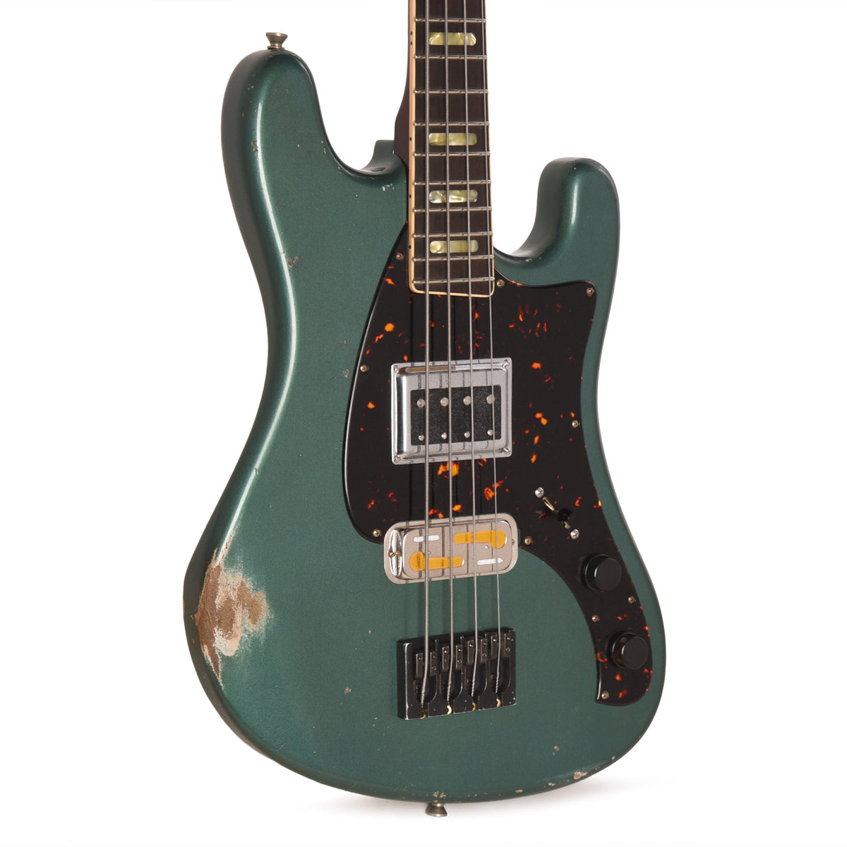 Castedosa Conchers Short-Scale Bass Aged Sherwood Green w/Novak Pickups