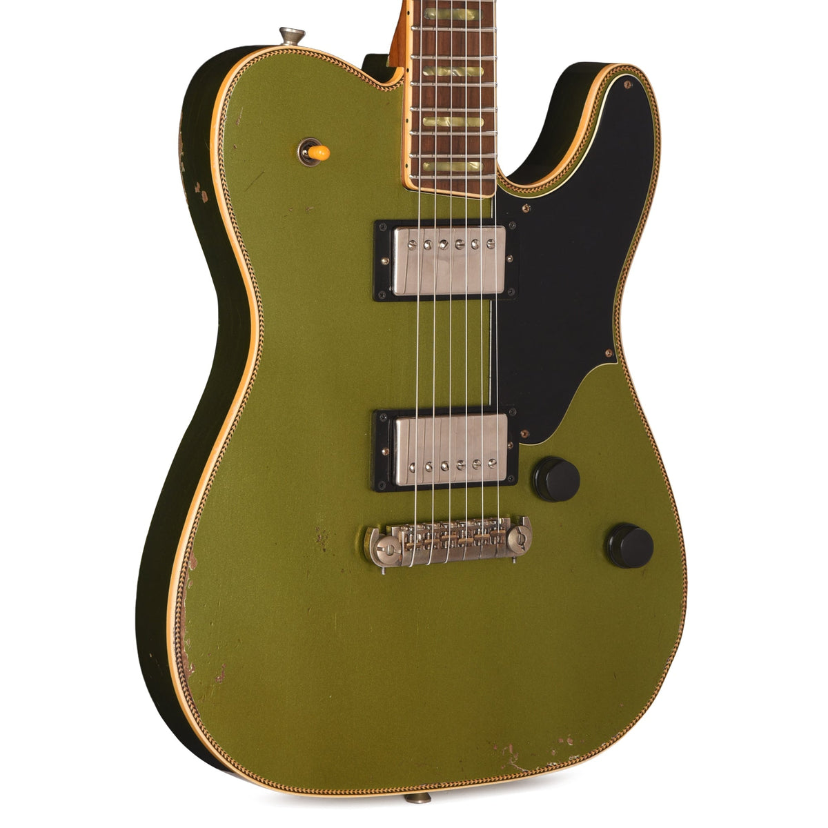 Castedosa Marianna Semi-Hollow Aged Cadillac Green Metallic/Natural Back & Sides w/TS Humbuckers