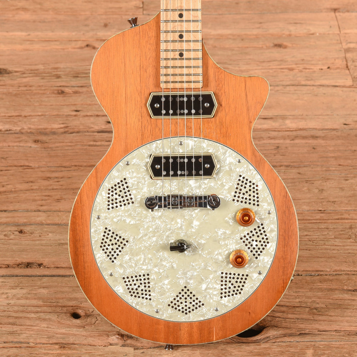 Chandler Lectraslide Resonator Guitar Natural