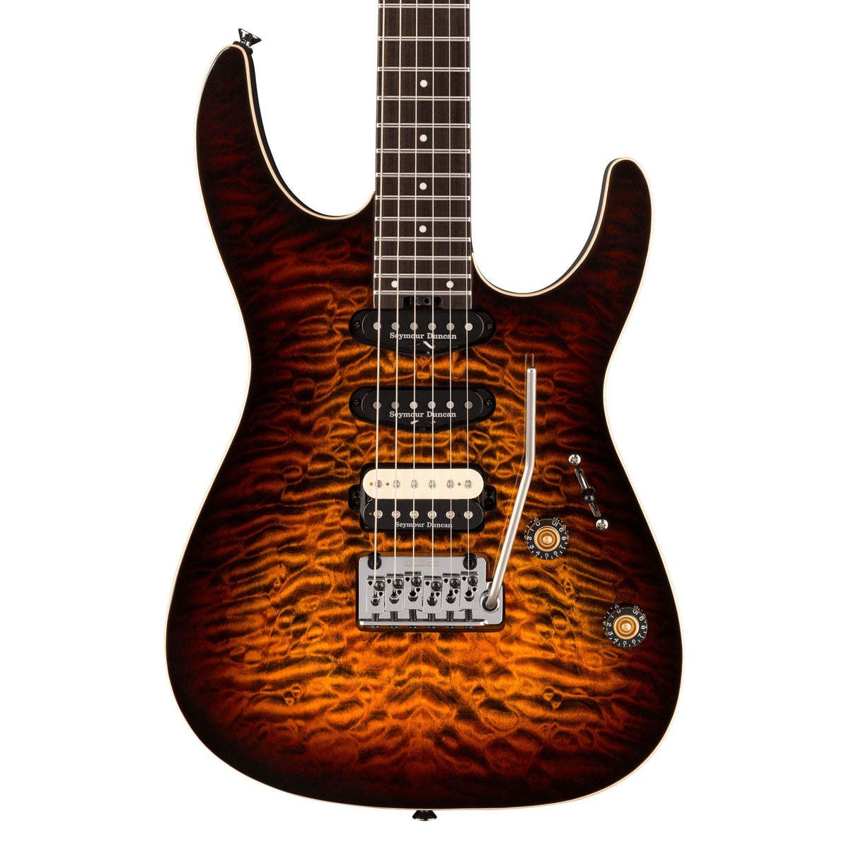Charvel Pro-Mod Plus Dinky DK24 HSS Amber Tiger Eye
