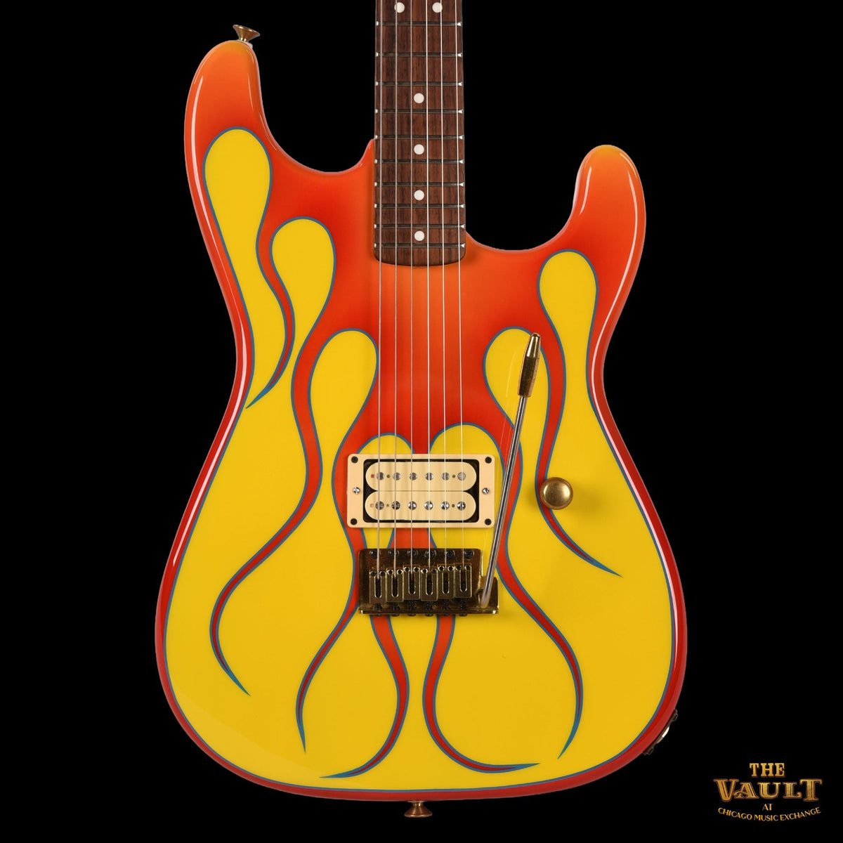 Charvel San Dimas S-Style Grover Jackson Custom Paint Job by Dan Lawrence 1980s