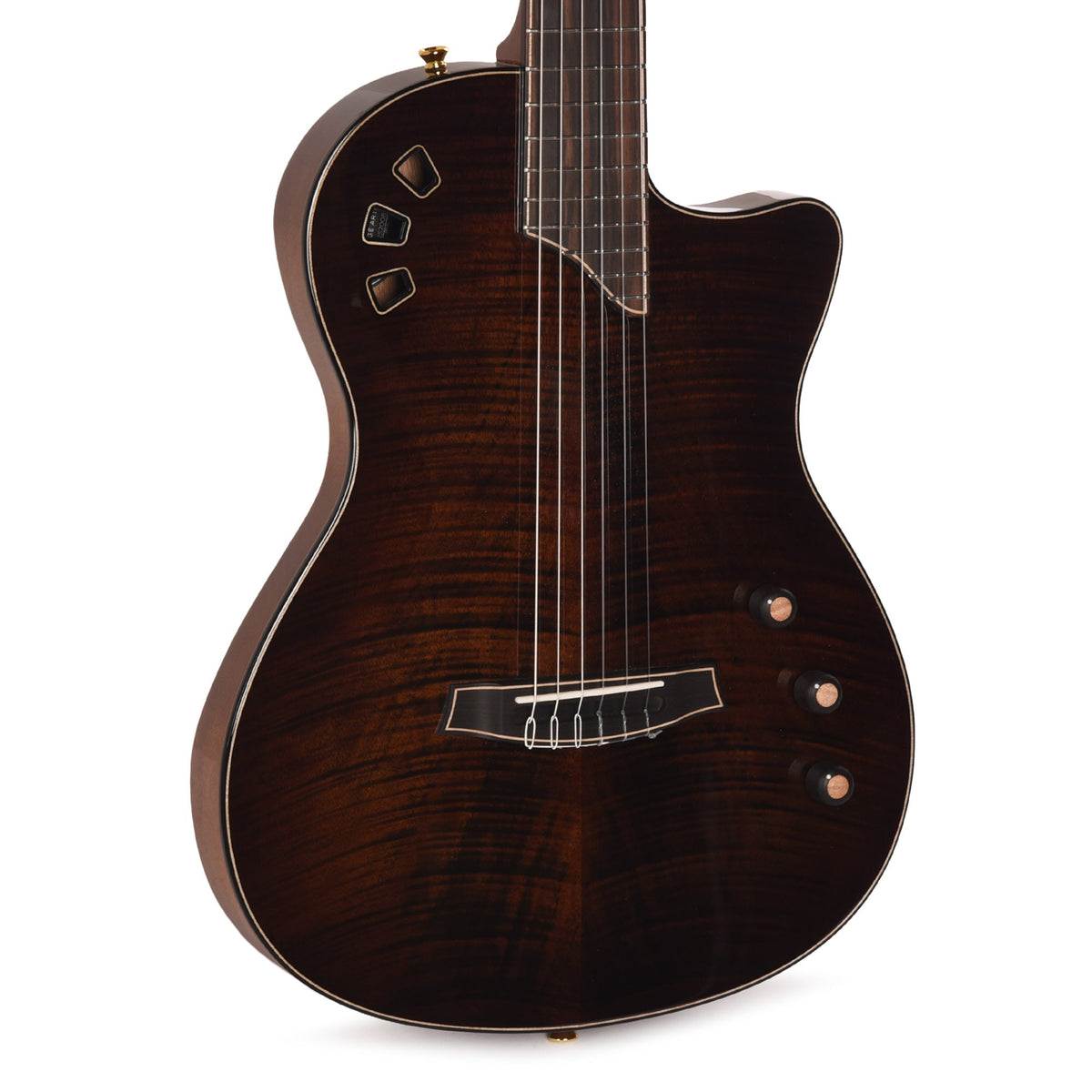 Cordoba Stage Artist Chambered Acoustic Electric Guitar Habano Burst