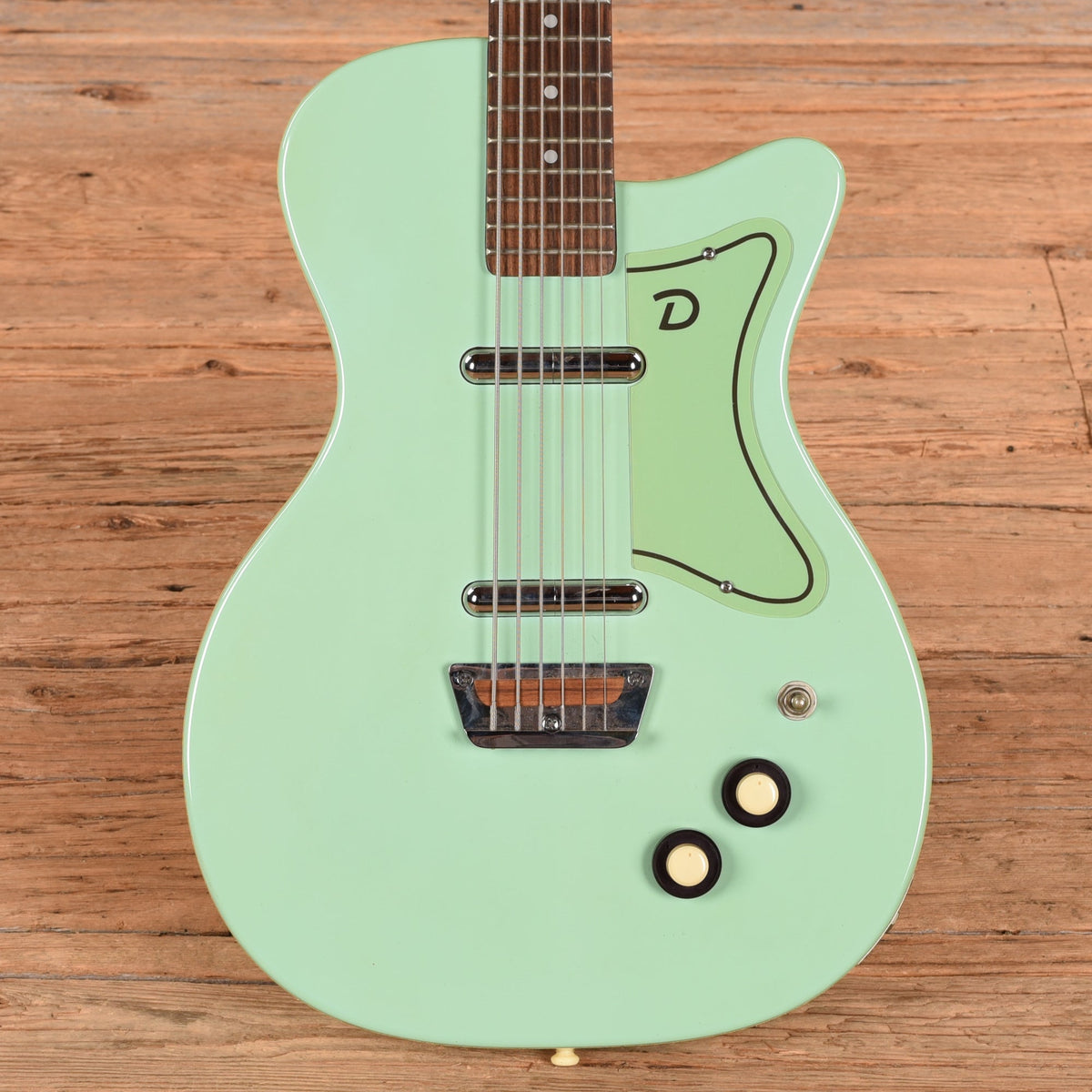Danelectro UB-2 6-String Bass Surf Green