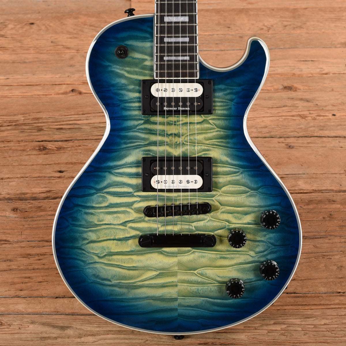 Dean Guitars Thoroughbred Blue/Green Burst