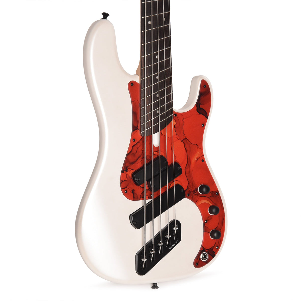 Dingwall SP1 Superbass 5-String Matte Ducati Pearl White w/Matte Pablo Pickguard
