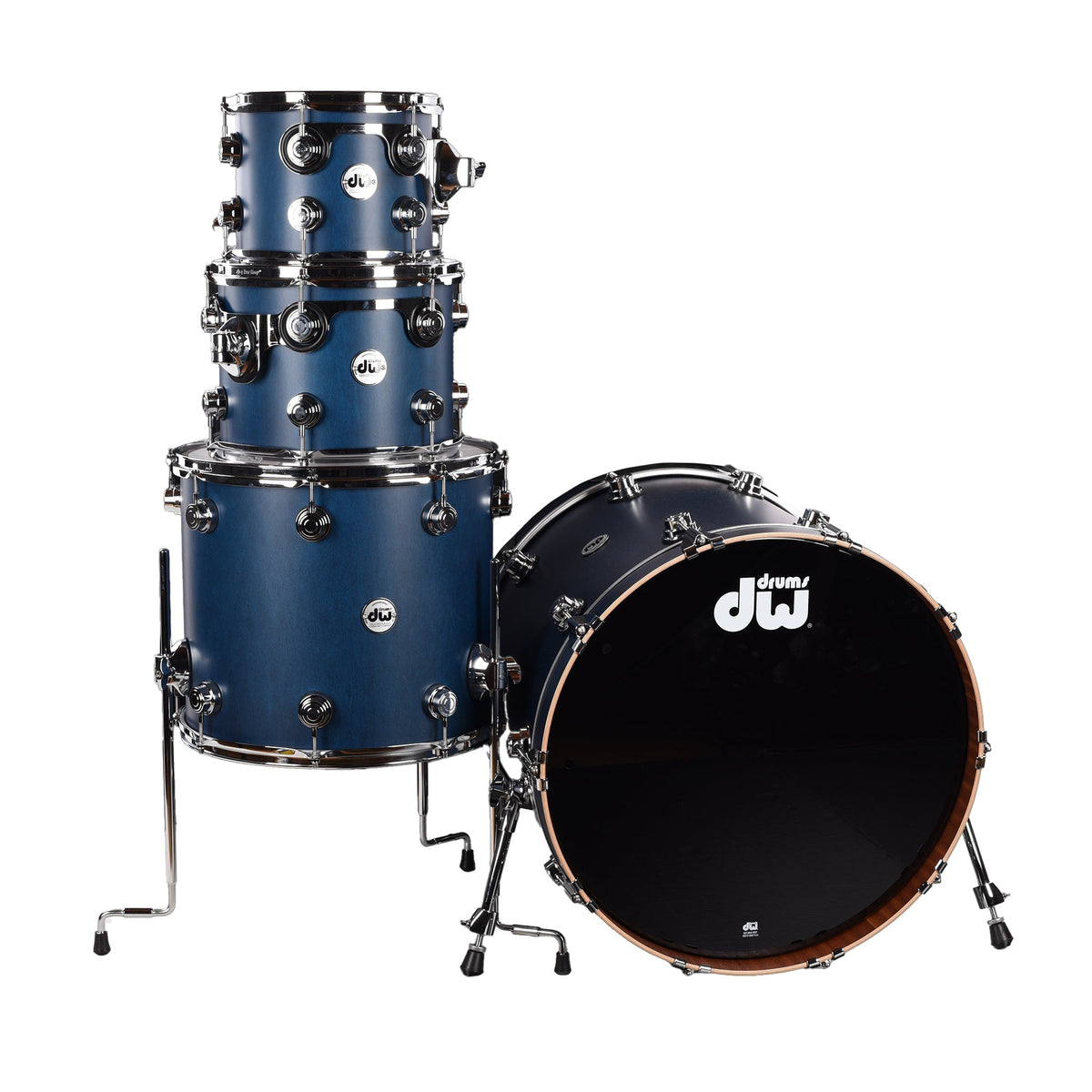 DW Collector's Series 10/12/16/22 4pc. 333 Maple Drum Kit Marina Blue