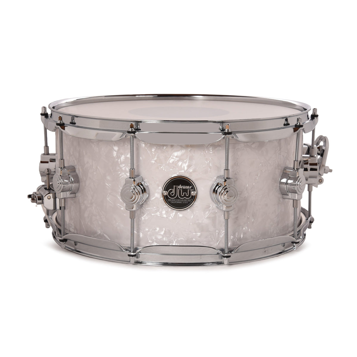 DW 6.5x14 Performance Series Snare Drum White Marine Pearl
