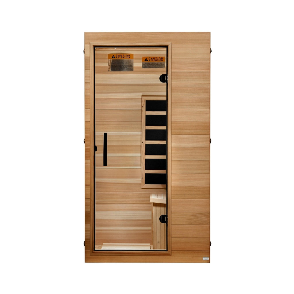 Dynamic Saunas 1 Person (Compact) Ultra Low EMF FAR Infrared Sauna (DYN-1101-01 Elite)