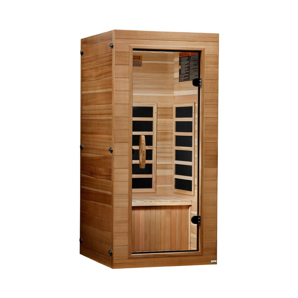 Dynamic Saunas 1 Person (Compact) Ultra Low EMF FAR Infrared Sauna (DYN-1201-01 Elite)