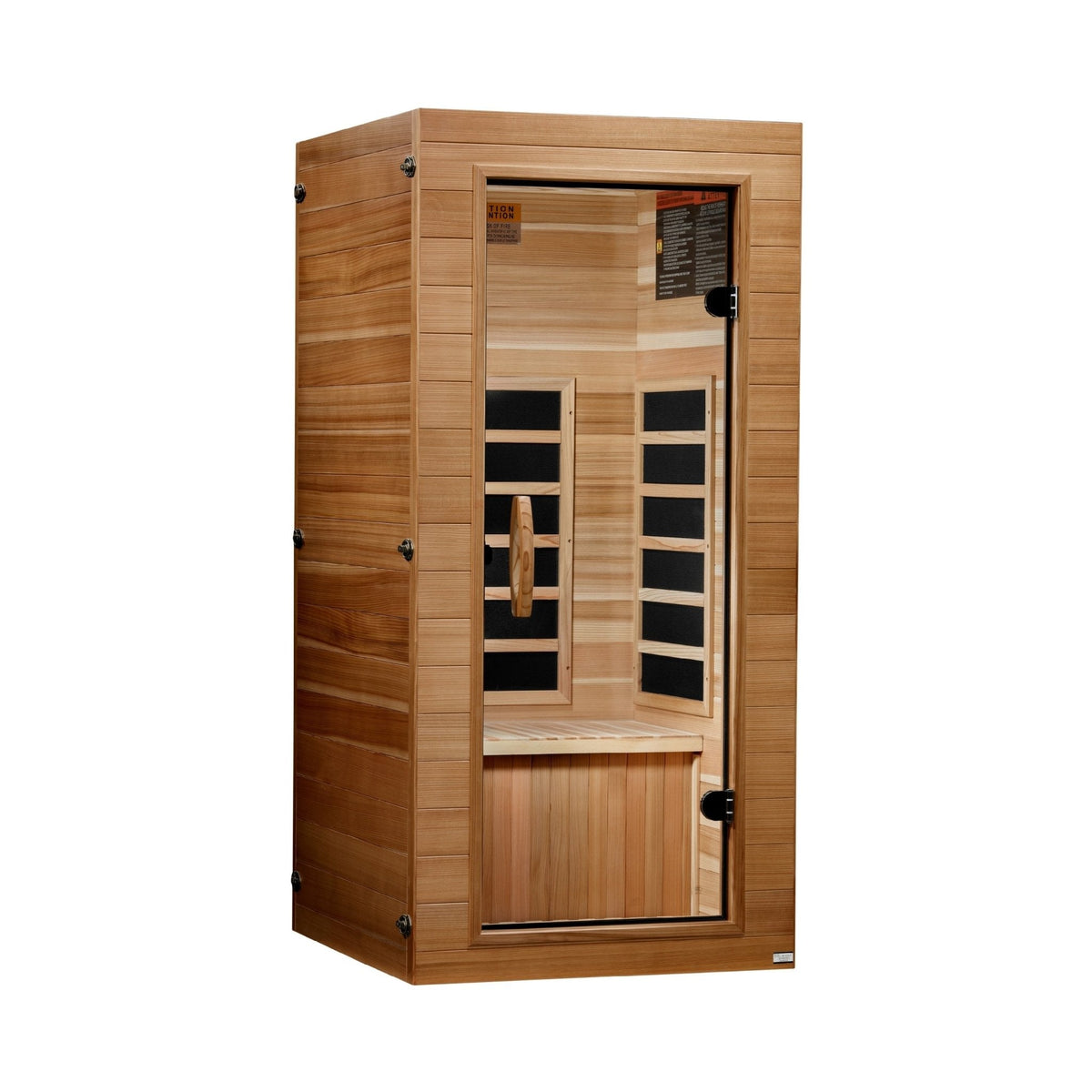 Dynamic Saunas 1 Person (Compact) Ultra Low EMF FAR Infrared Sauna (DYN-1201-01 Elite)