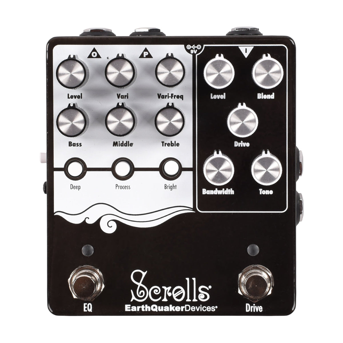EarthQuaker Devices Scrolls Bass Odyssey Black & White