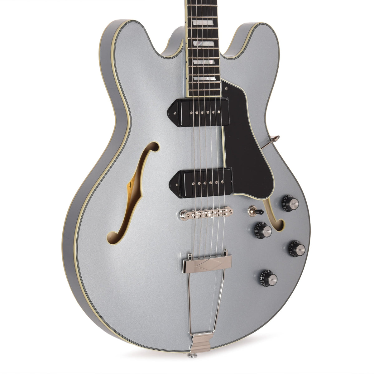 Eastman T64-T Hollow-Body Ice Blue Metallic