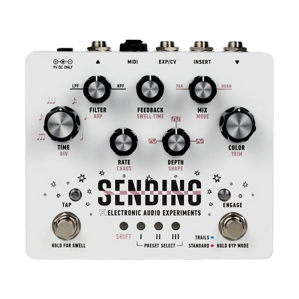 Electronic Audio Experiments Sending V2 Delay Pedal Limited White