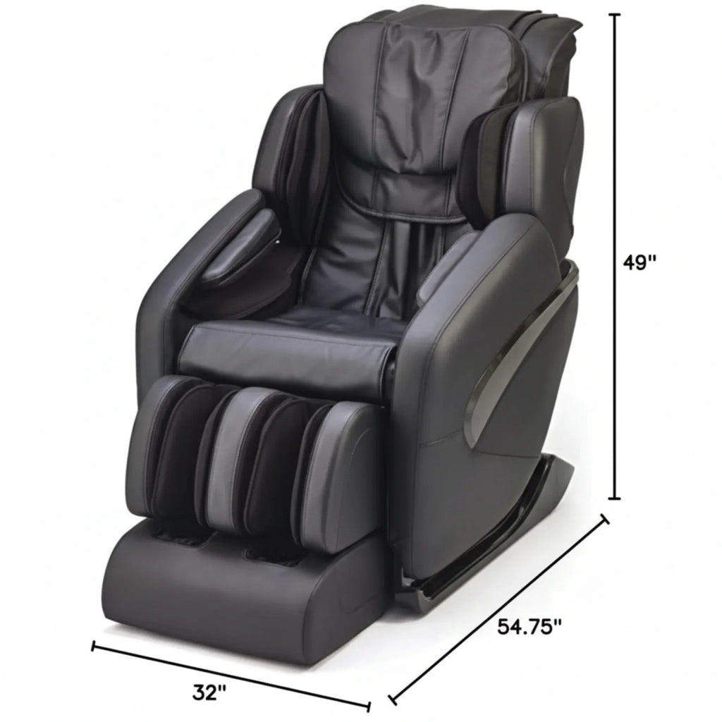 Jin L-Track Deluxe Zero Gravity Full-Body Massage Chair with Lumbar, Forearm & Calf Heat and Shiatsu-Style Calf Massage