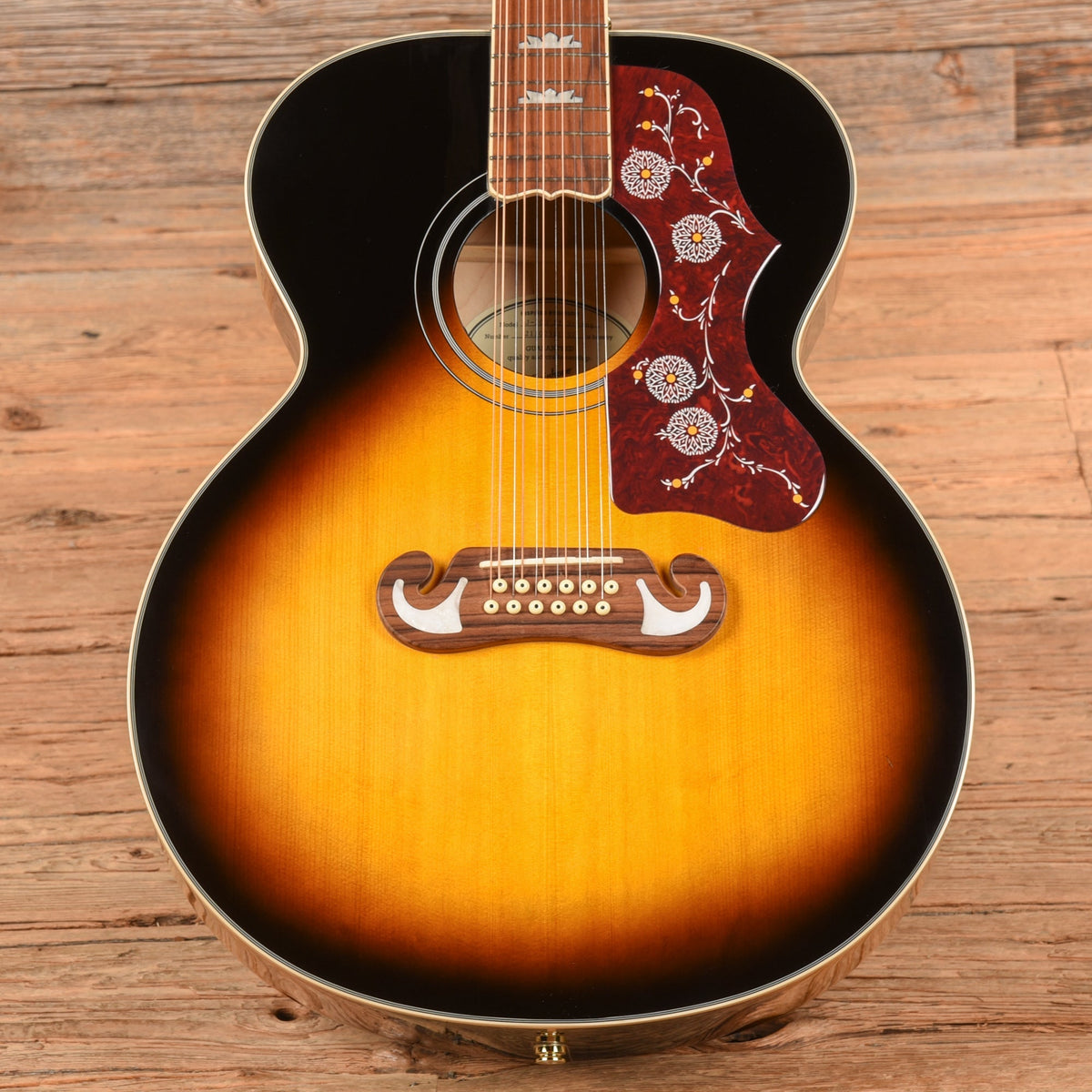 Epiphone J-200 12 String Sunburst - Dave Amato of REO Speedwagon