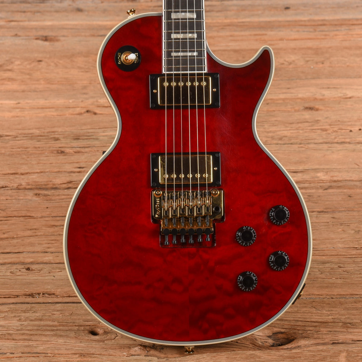 Epiphone Alex Lifeson Signature Les Paul Custom Axcess Ruby 2023