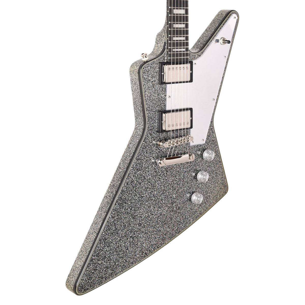 Epiphone Artist Lzzy Hale Explorer Custom Black Diamond Holographic Sparkle