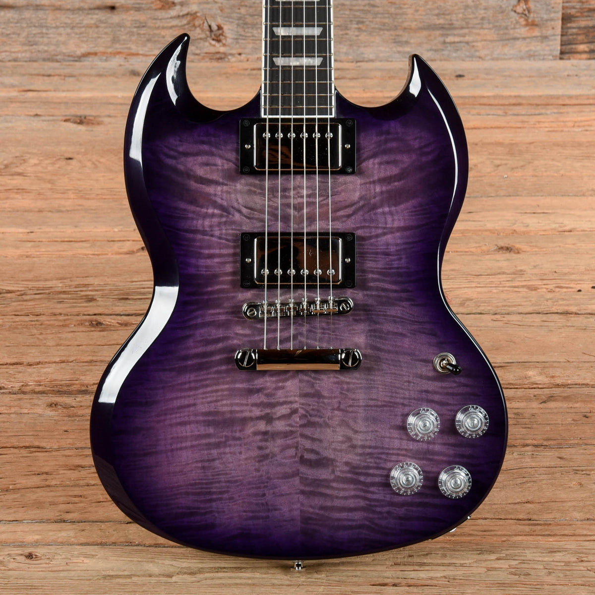 Epiphone SG Modern Figured Purple Burst 2025
