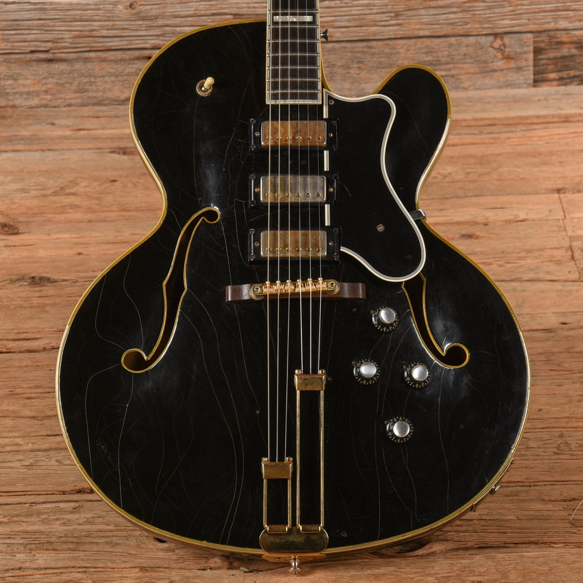 Epiphone Emperor Black Refin 1968