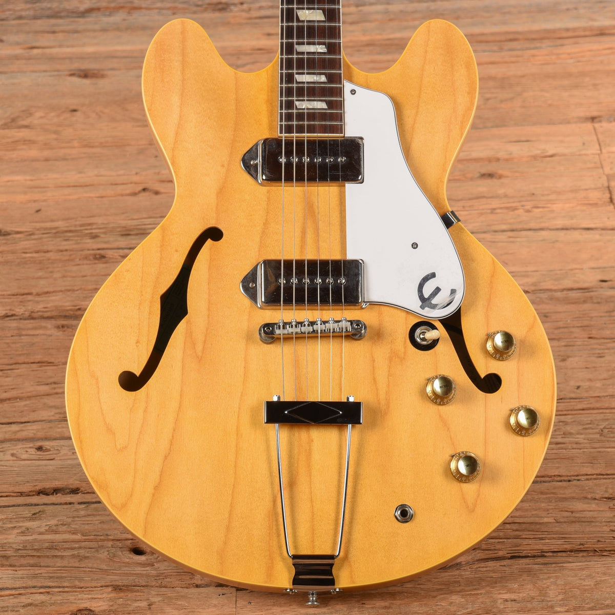 Epiphone Revolution Casino Natural - Dave Amato of REO Speedwagon