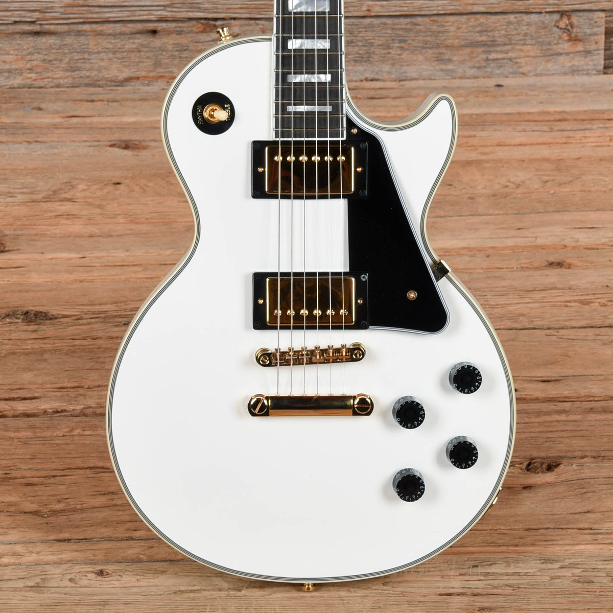 Epiphone Inspired by Gibson Custom Les Paul Custom Alpine White 2024