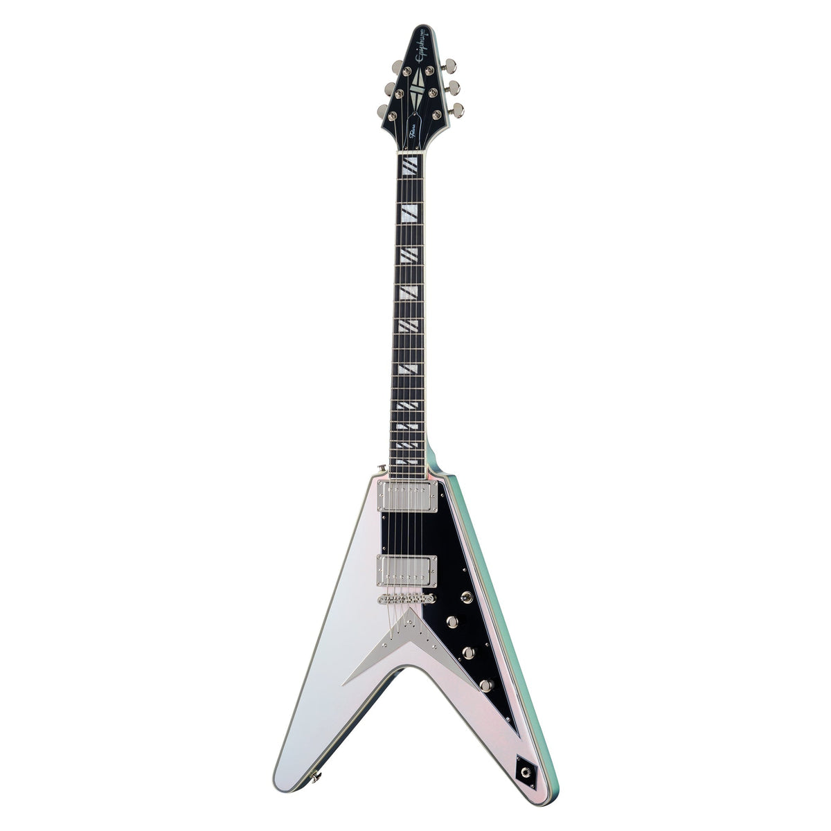 Epiphone Modern Futura Flying V Custom Quicksilver Shift