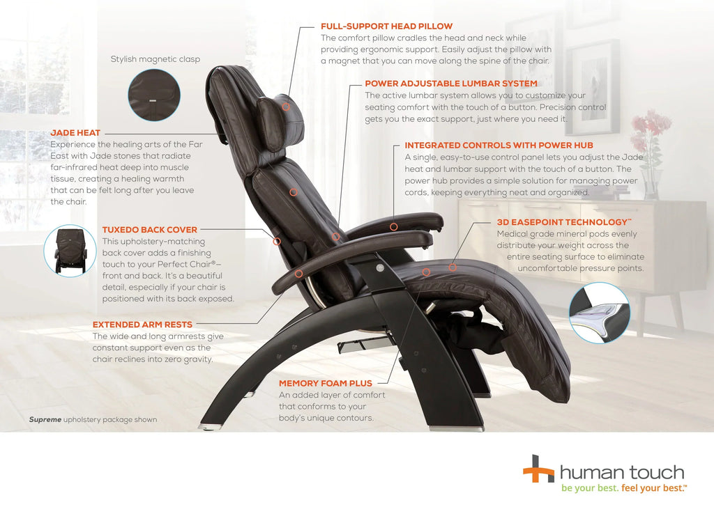 Human Touch Perfect Chair PC-610 Zero Gravity Chair